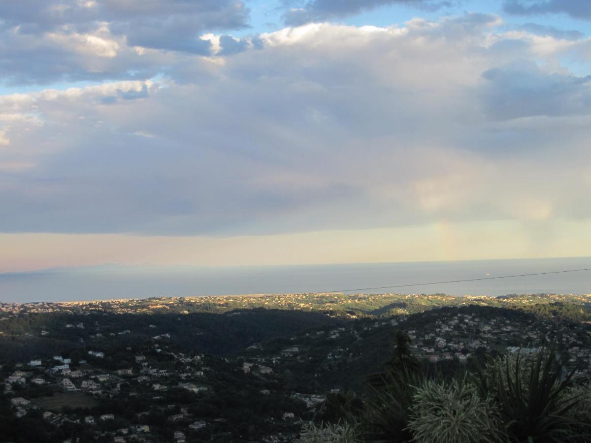 "Aux Balcons Du Riou" Avec Vue Mer 180 Degres Vence Eksteriør bilde